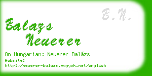 balazs neuerer business card